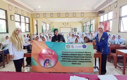 Edukasi E-Booklet Beauty-V Tingkatkan Pengetahuan Remaja Putri Tentang Keputihan di SMPN 1 Karangtanjung Kabupaten Pandeglang