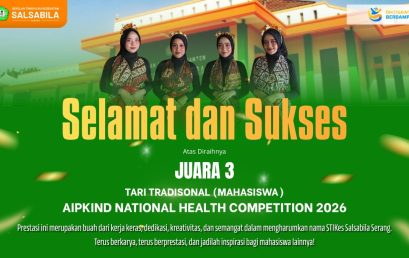 Mahasiswa STIKes Salsabila Serang Raih Juara 3 Tari Tradisional pada AIPKIND National Health Competition 2026