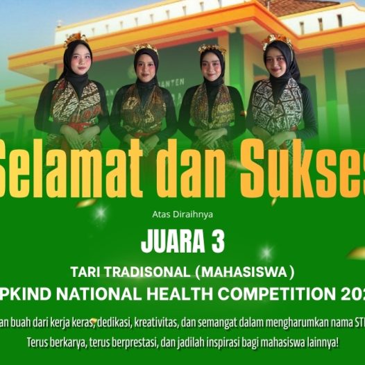 Mahasiswa STIKes Salsabila Serang Raih Juara 3 Tari Tradisional pada AIPKIND National Health Competition 2026